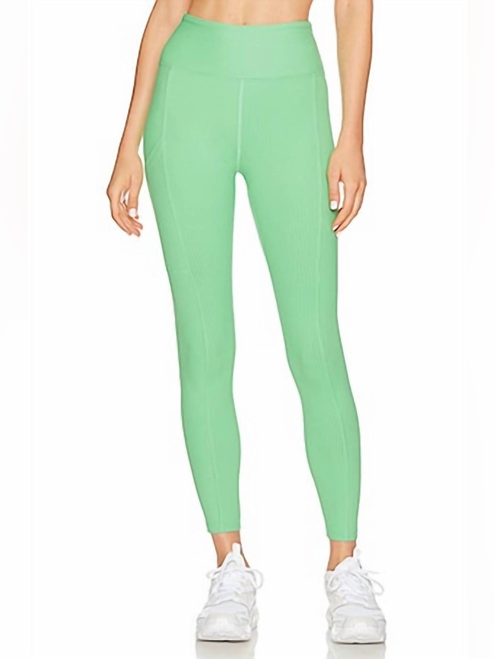 NWT Year Of Ours Women's Ribbed Pocket Leggings Women’s XS In Green Watermelon